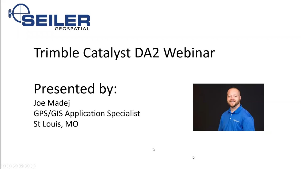 Trimble Catalyst/DA2 webinar