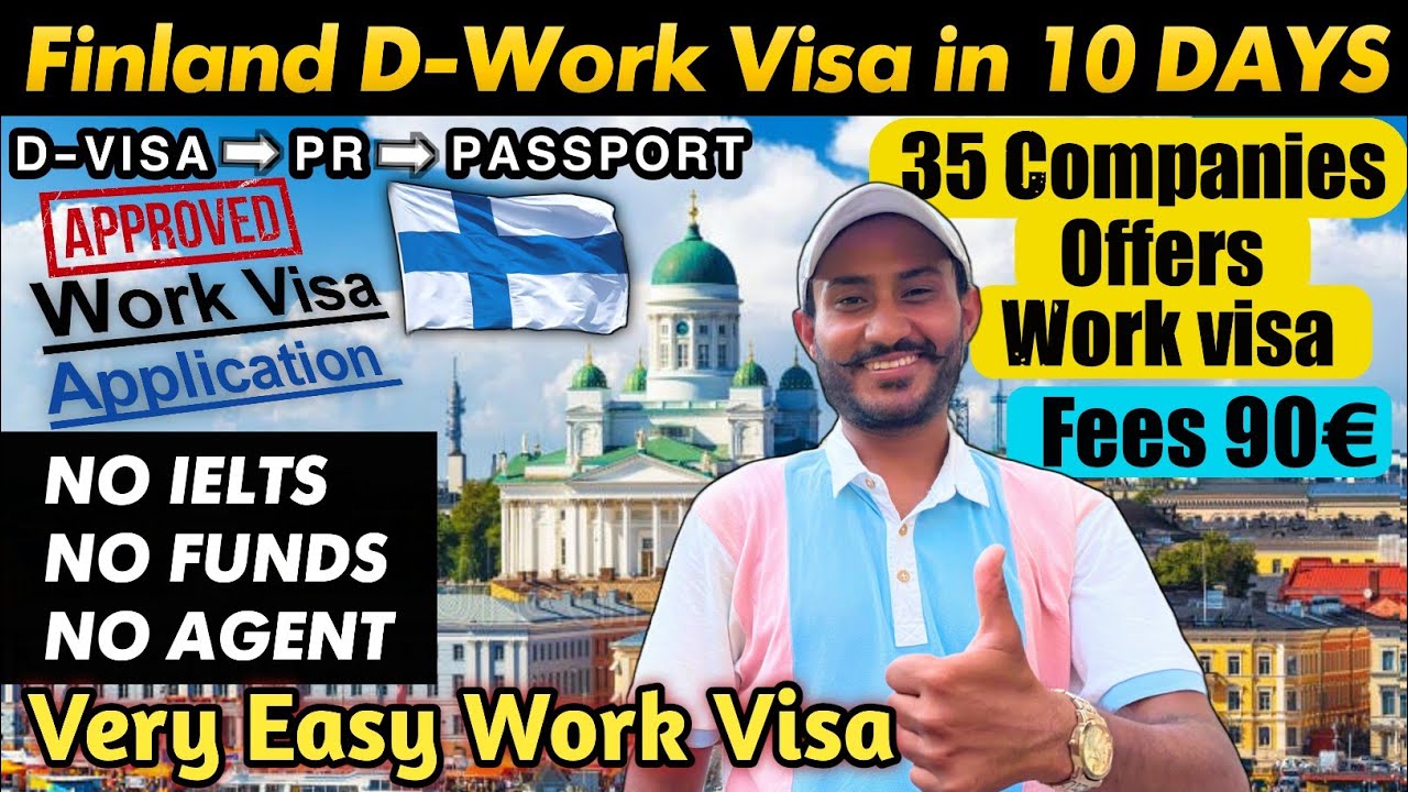 Fastest way to Move Finland and get Free Work Visa | D visa Finland | 🇫🇮Finland work Visa in 10 Days