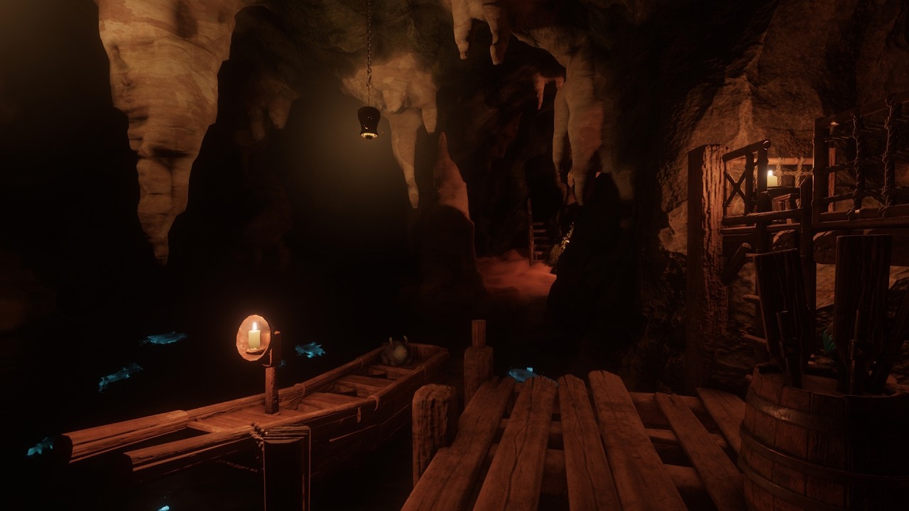 Mizu Garden - Cave / Enshrouded Winter Building Contest