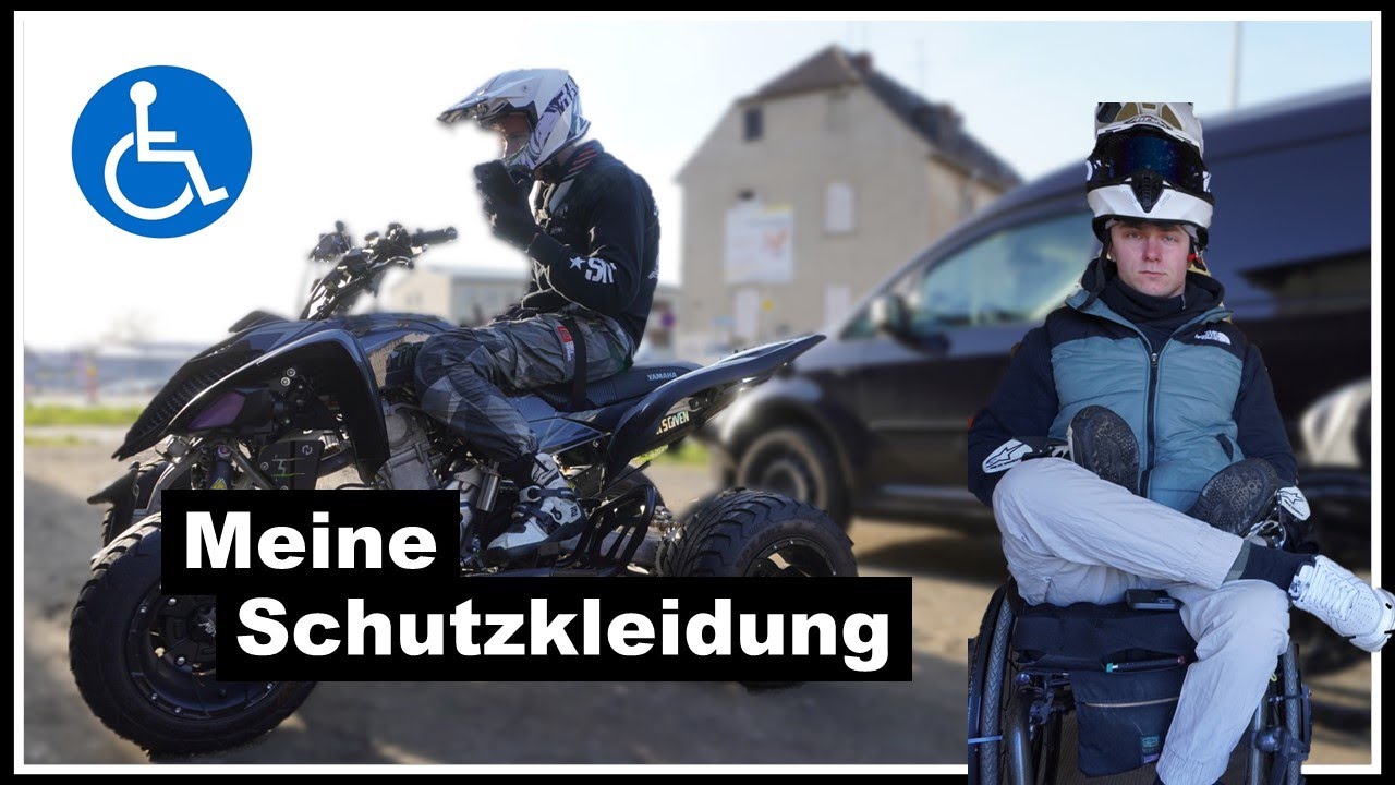 Meine Schutzkleidung zum Quad/Motorrad fahren♿️