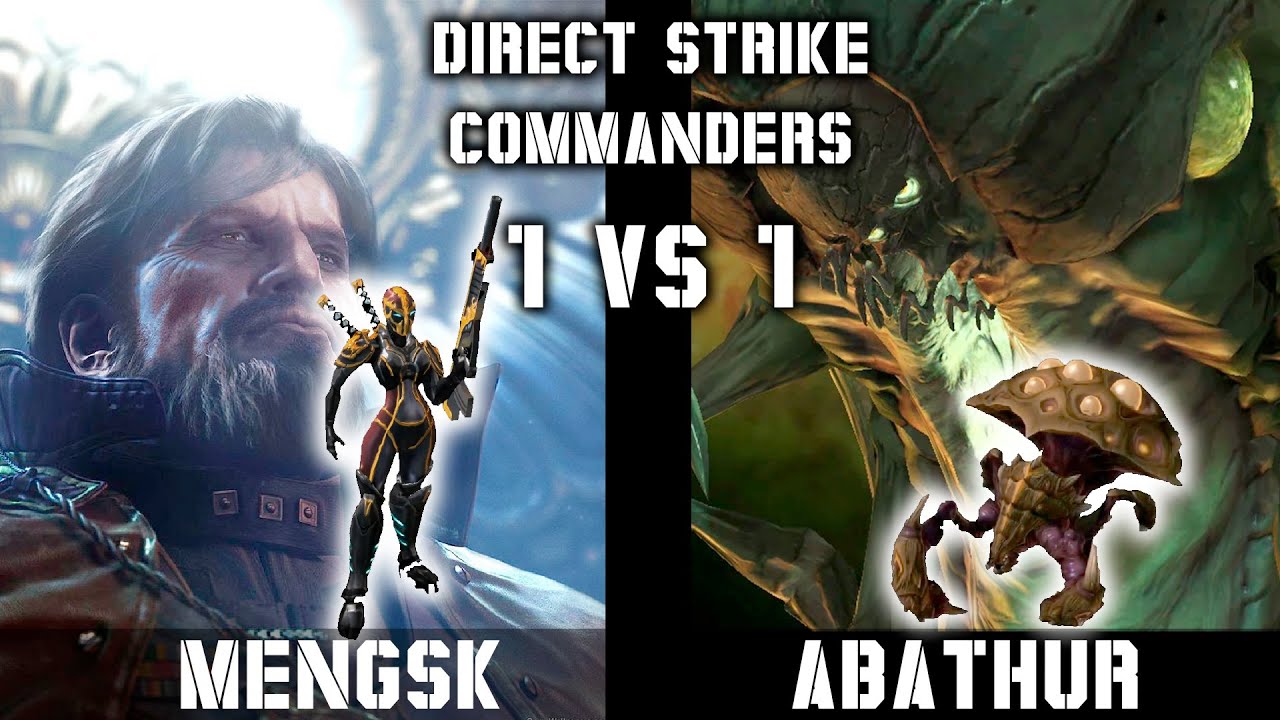 Mengsk vs Abathur | so many swarm host | Direct Strike Commanders 1vs1