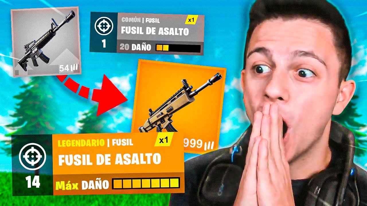 MI ARMA MEJORA EN CADA ELIMINACI&Oacute;N [Fortnite]