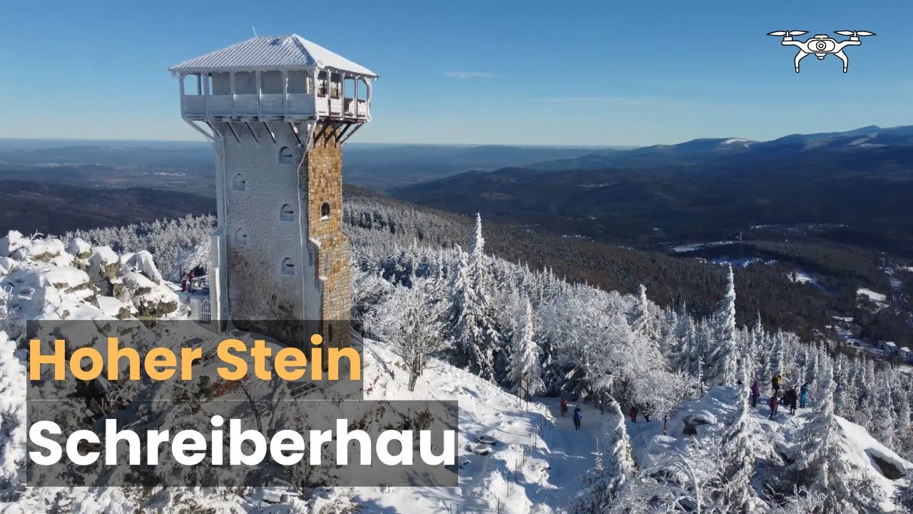 Magischer Winter in Polen: Hochsteinbaude aus der Luft 🚁