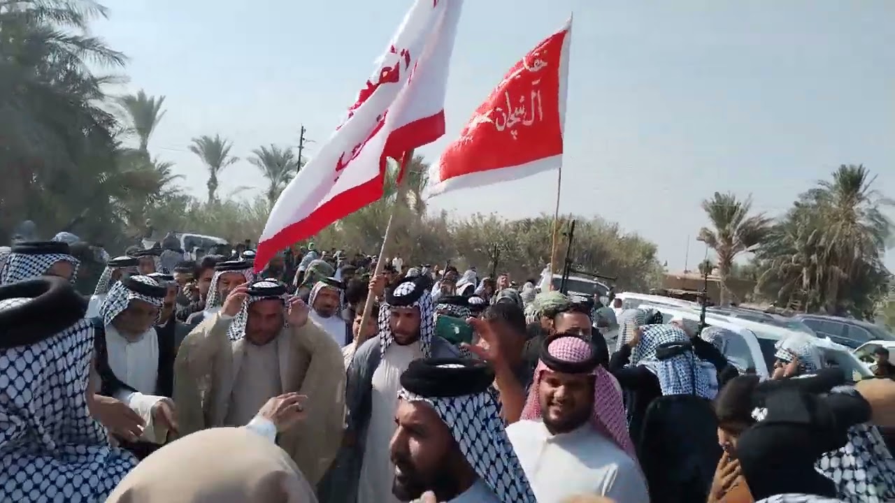 عراضة ال غزي في فاتحة شيخ خفاجة ستار جبار ال شچان  اليوم الاوم