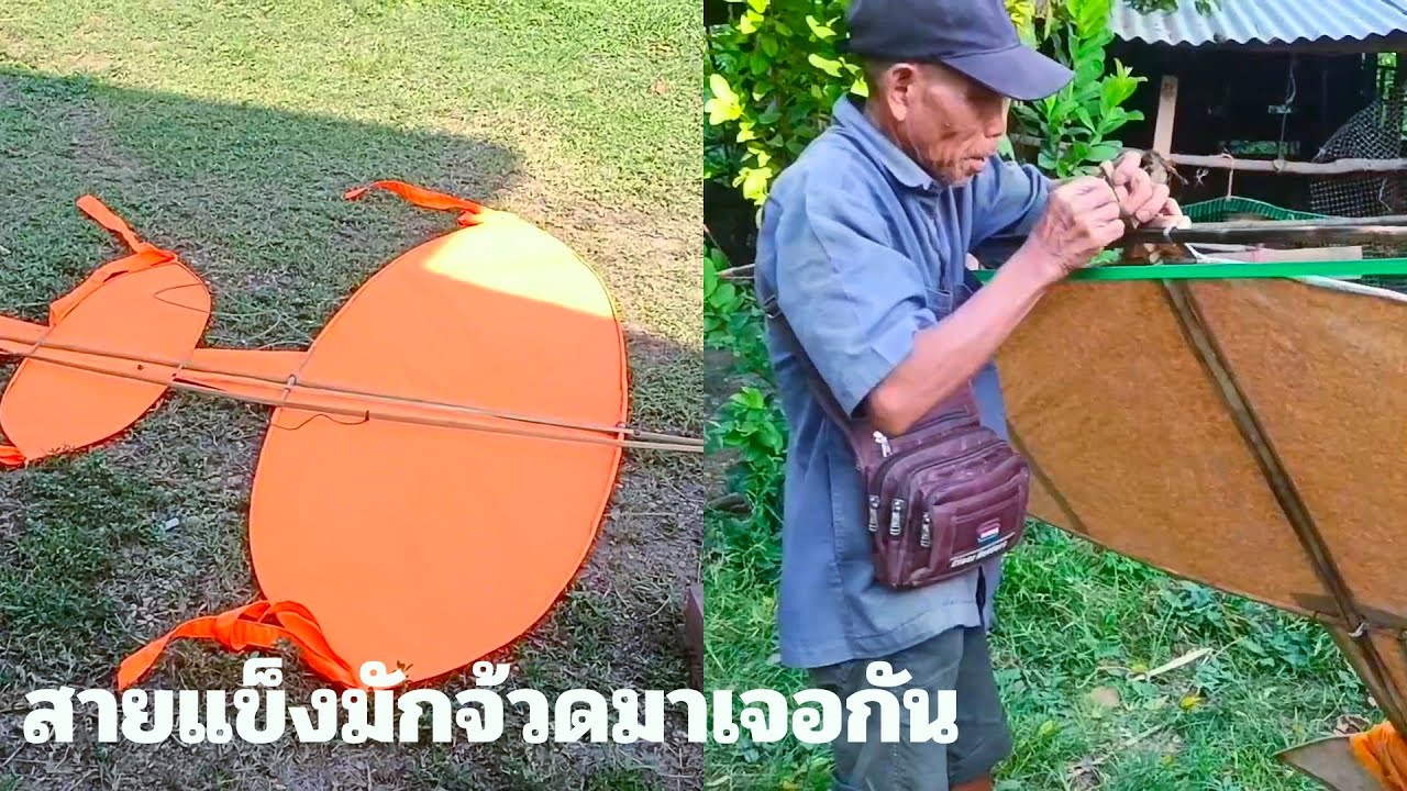 ep,282 ลมแรงอย่างนี้ต้องว่าวสายแข็งเท่านั้น!! #ว่าว