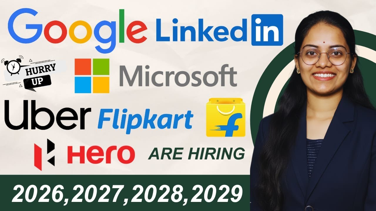 7+ ведущих компаний нанимают студентов 🔥 | Google, Flipkart, LinkedIn, Microsoft, Uber и многие д...
