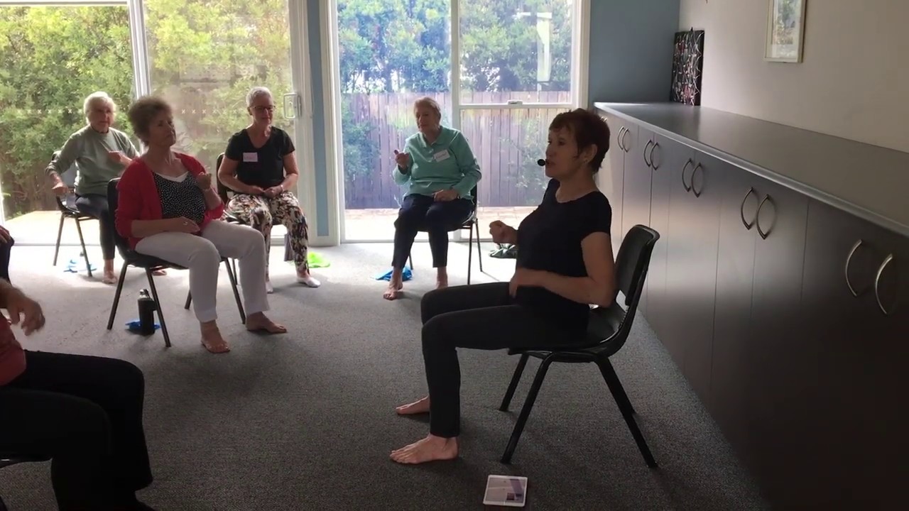 'SWAY'  -  SEATED CHAIR YOGA DANCE with Marilyn A Martin
