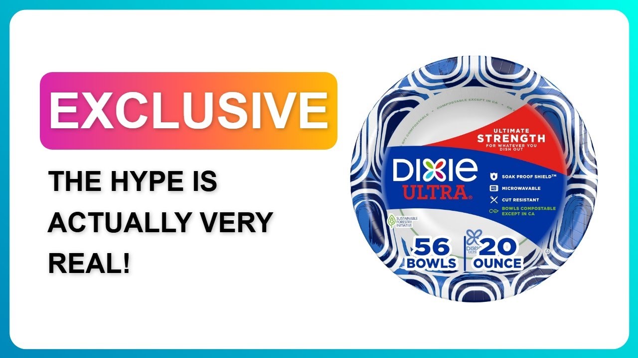 REVIEW (2026): Dixie Ultra Large Paper Bowls | THE HYPE IS ACTUALLY VERY REAL!