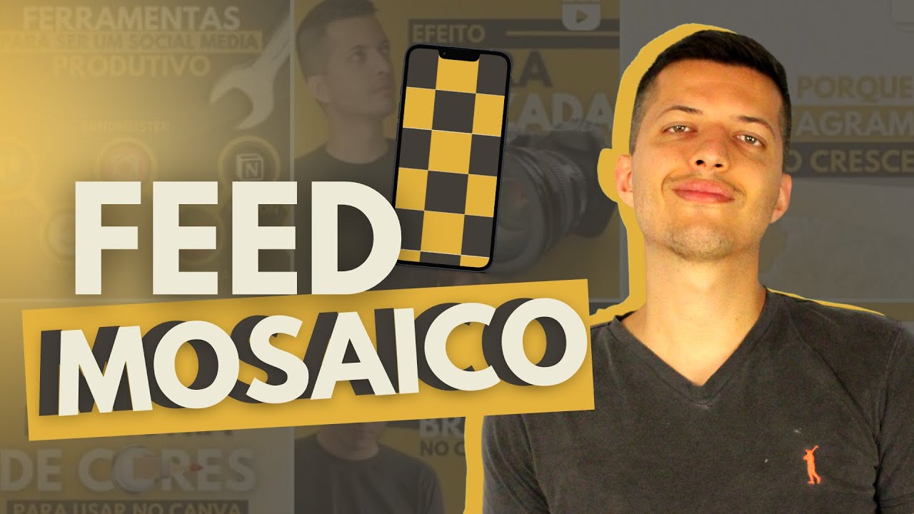 Como Fazer Feed Mosaico | Renato do Canva