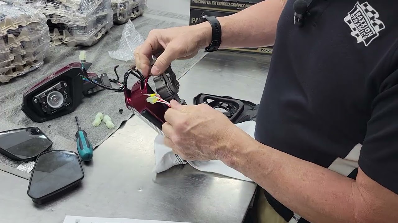 Installing Goldstrike Panovista Extended Mirror Kit for 2018+ Goldwing by Max McAllister & Traxxion
