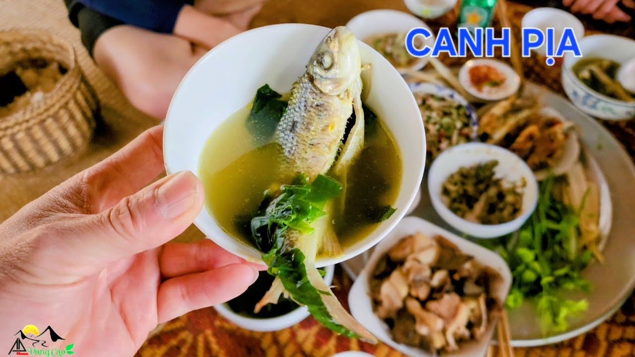 Canh Pịa Cá Tiến Vua - 30 Phút Kéo Lưới Bắt Cá Khá Cồng Kềnh  - AE Vùng Cao