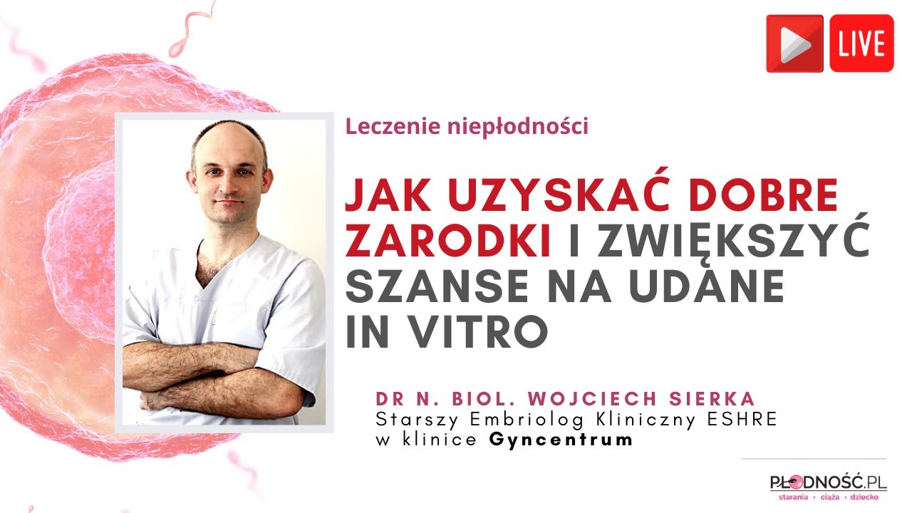 Jak uzyskać dobre zarodki i zwiększyć szanse na udane in vitro - rozmowa z dr n.biol. W. Sierka