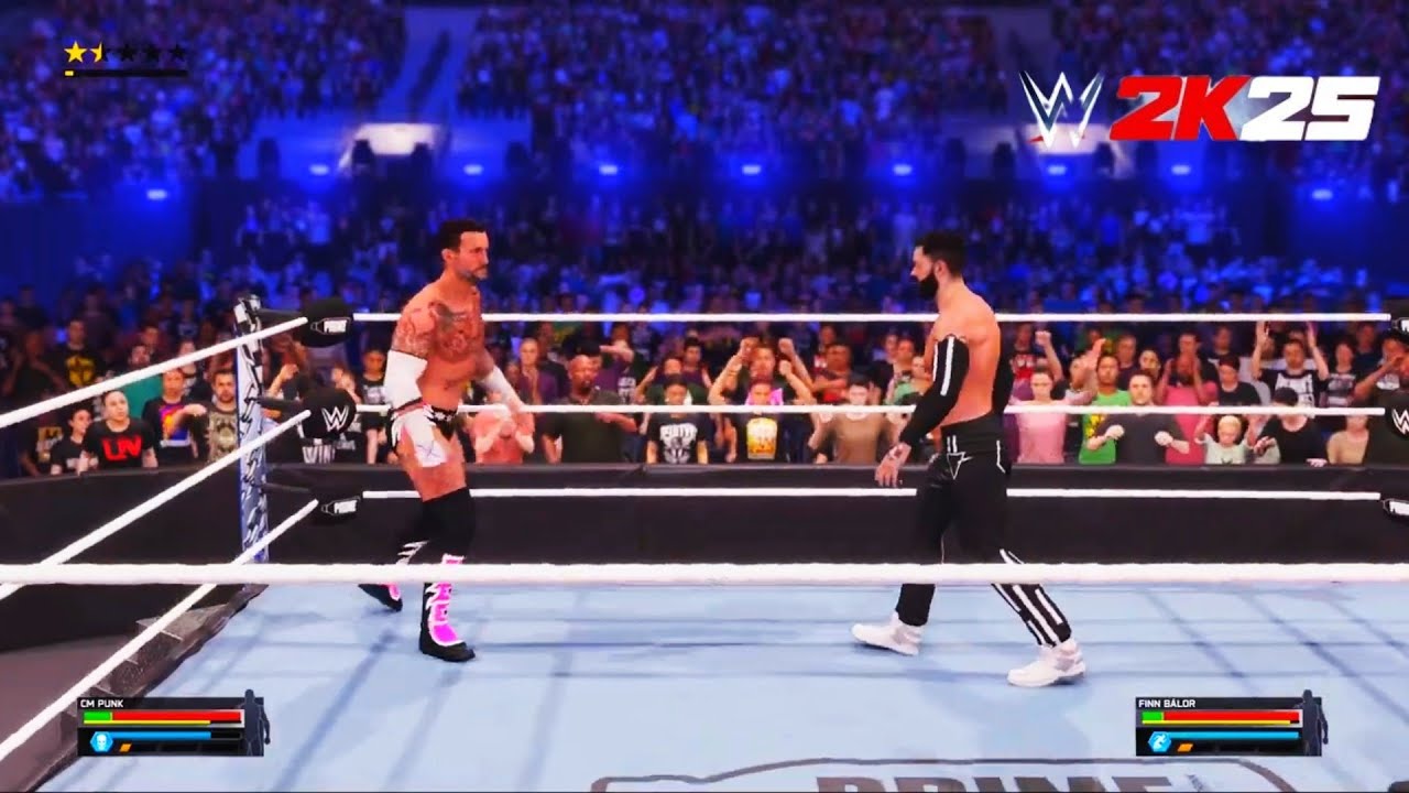 WWE 2K25 - FINN BALOR vs CM PUNK CHAMPIONSHIP FULL MATCH AT ELIMINATOR CHAMBER