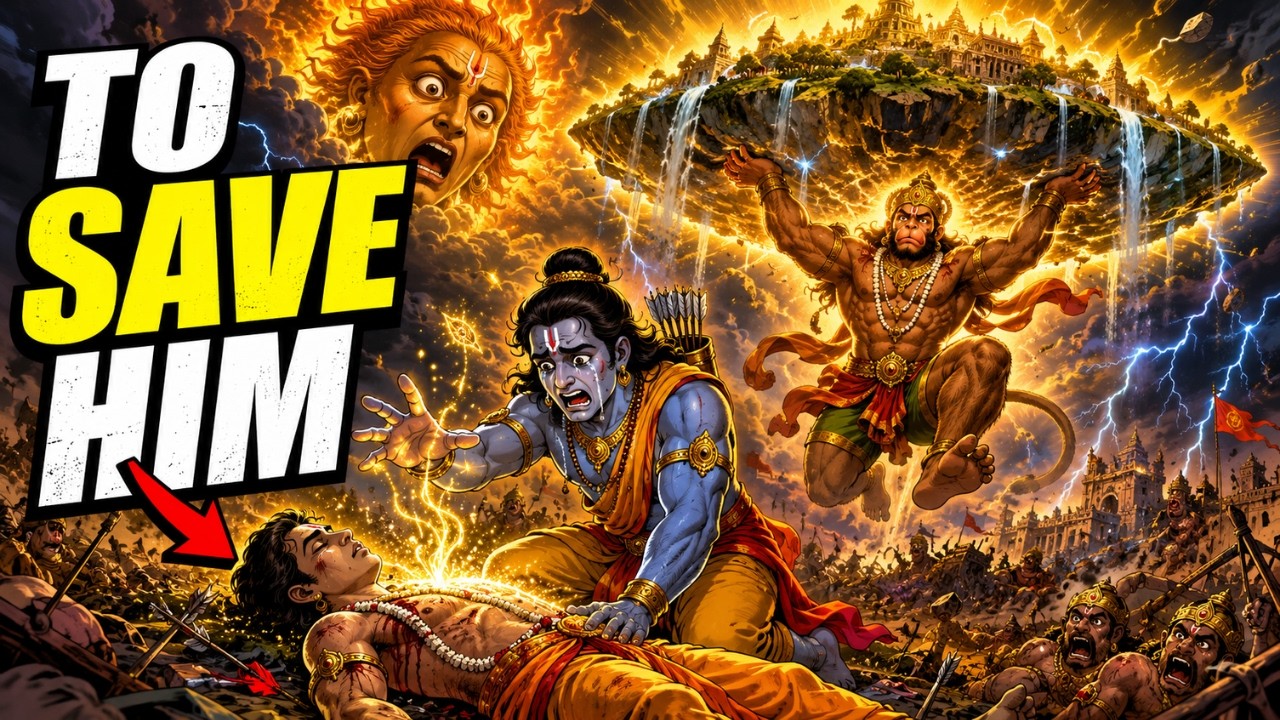 Hanuman Carried an Entire Mountain to Save Lakshmana | The Incredible Ramayana Story