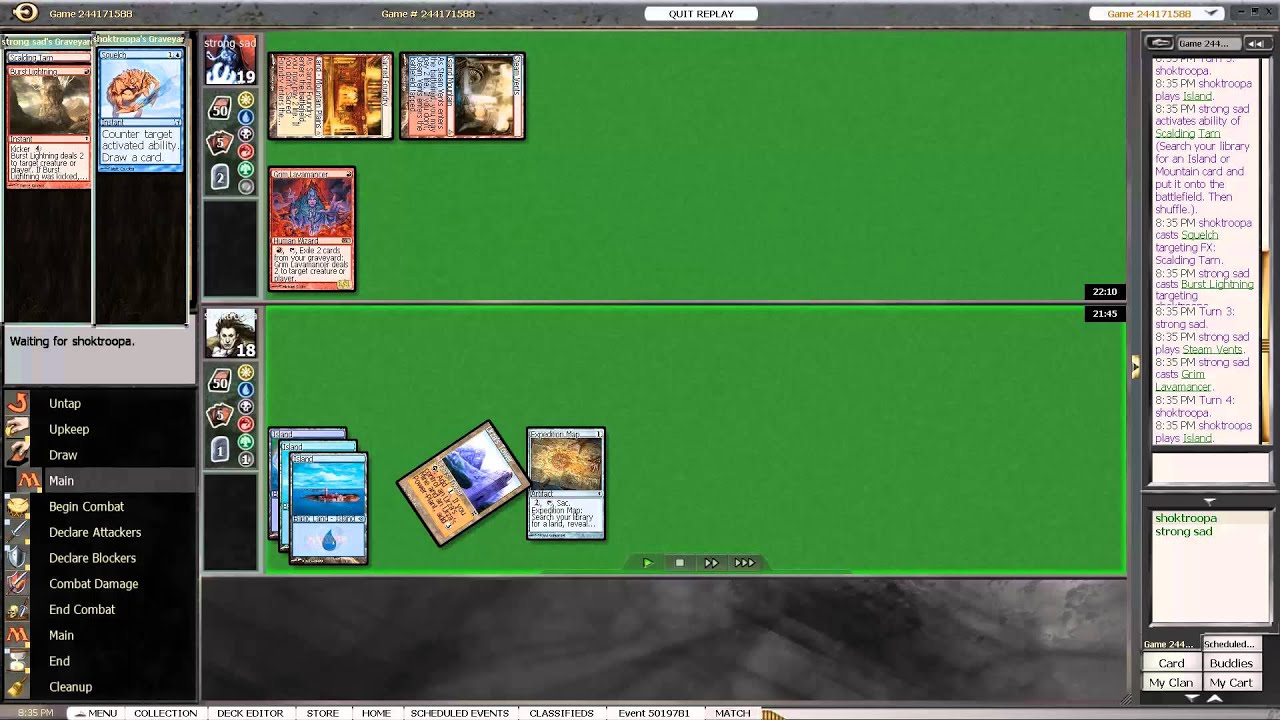 Mono Blue Tron vs Tribal Flames Zoo Game 3 (2-15-2013)