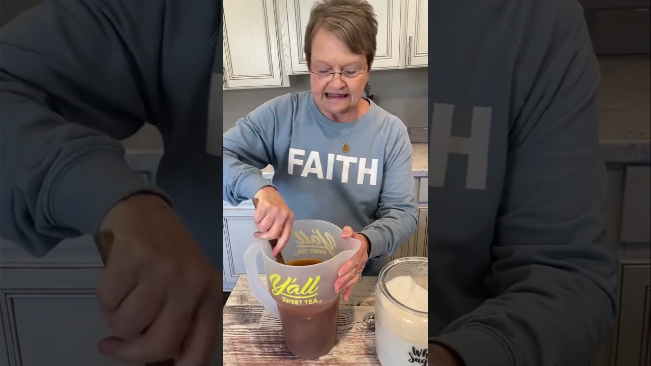 I have many new followers asking me about Y'all Sweet Tea. I’m showing you exactly how I make it.  .
