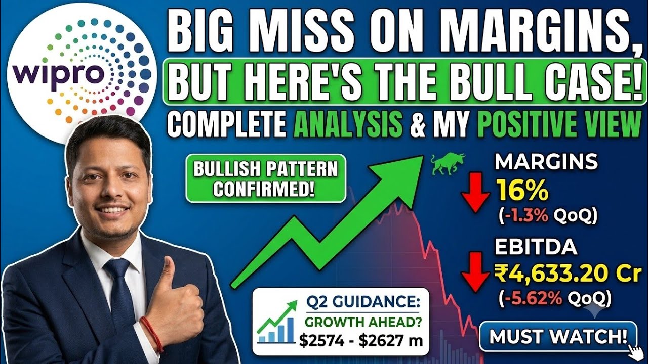 Wipro Q1 Results Analysis: Big Miss on Margins, But Here's the Bull Case! 🐂