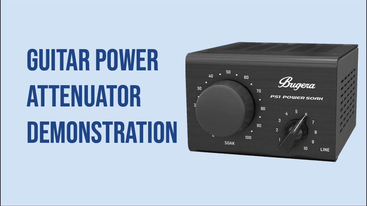 Guitar Power Attenuator Demonstration