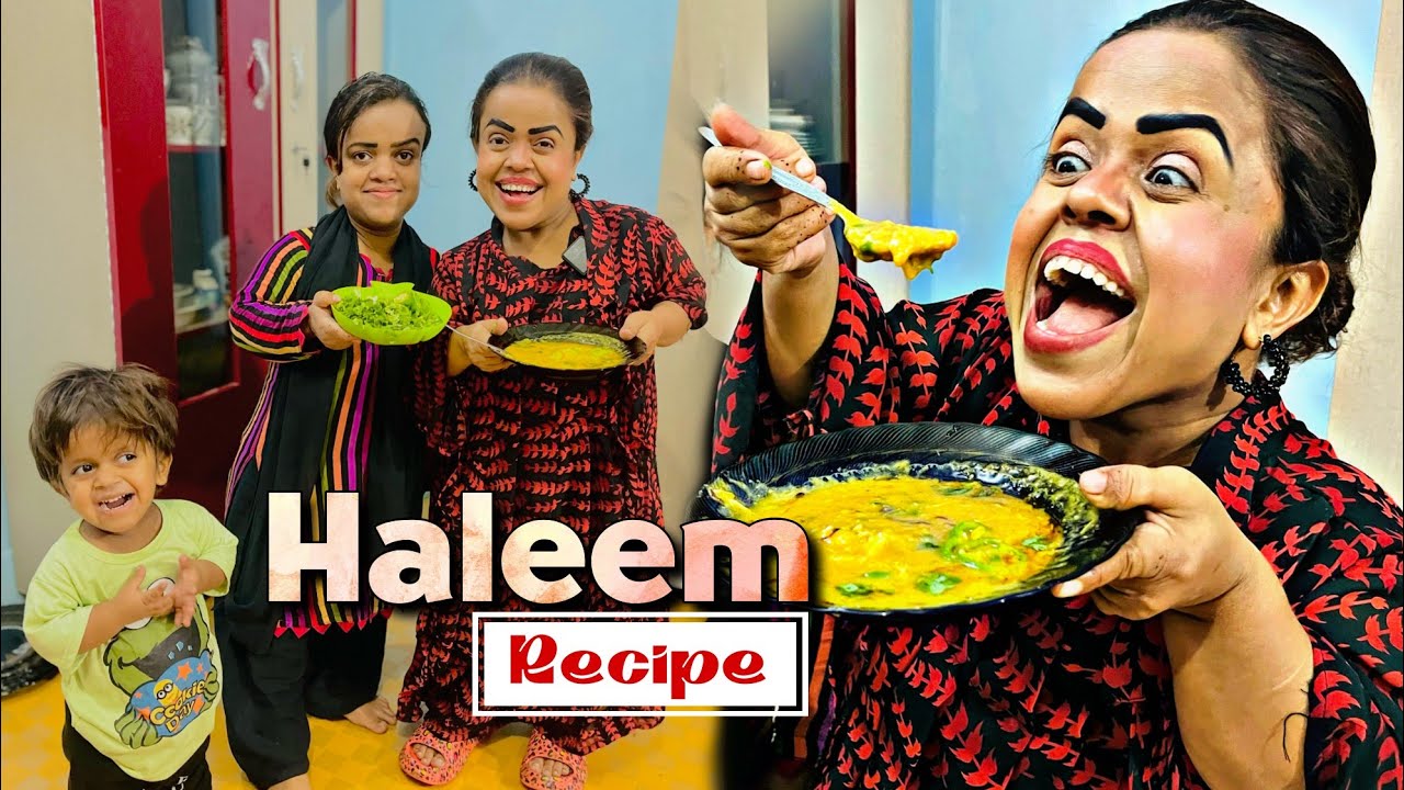 Aj Sister ke Sath Banaya Haleem | Chicken Haleem Recipe | Sanobar Kitchen | Sanobar Choti Vlogs
