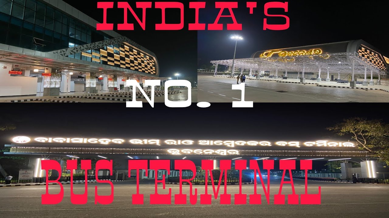 bermuda new bus stand bhubaneswar odisha India's NO.1 bus stand