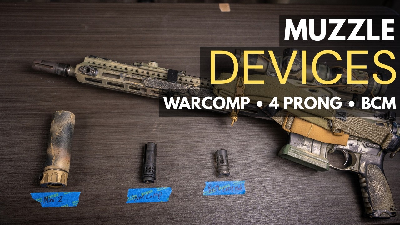 Surefire Warcomp vs 4 Prong vs BCM Comp | Mini 2 Suppressor