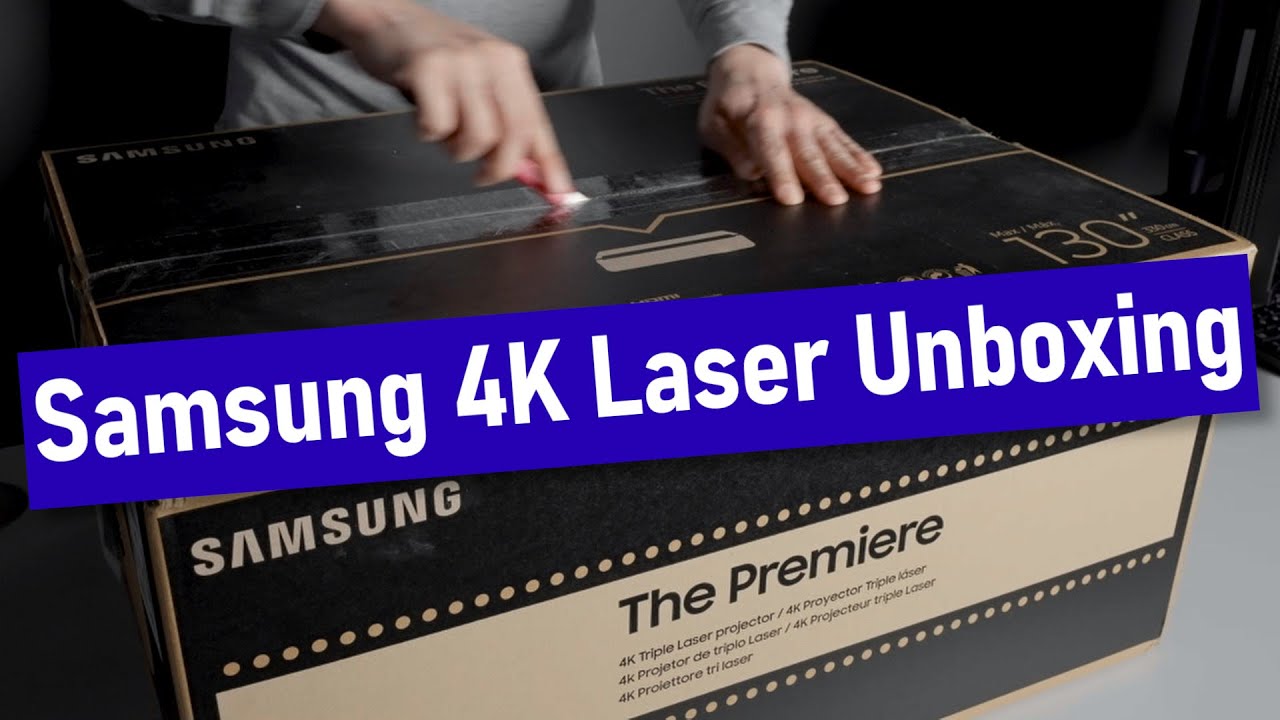 Samsung The Premiere (LSP9T) 4K Laser Projector Unboxing, Setup & Settings