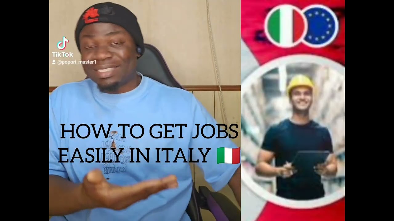 Good News For Foreigners In Italy Looking For Jobs, This is the secret