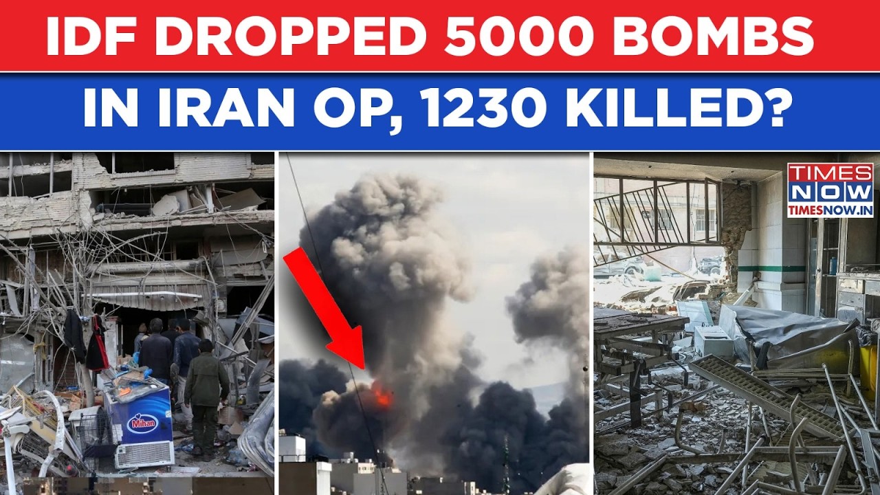 Watch: IDF Dropped 5000 Bombs In Iran Operation, 1230 Killed? War To Continue For 1 to 2 More Weeks?