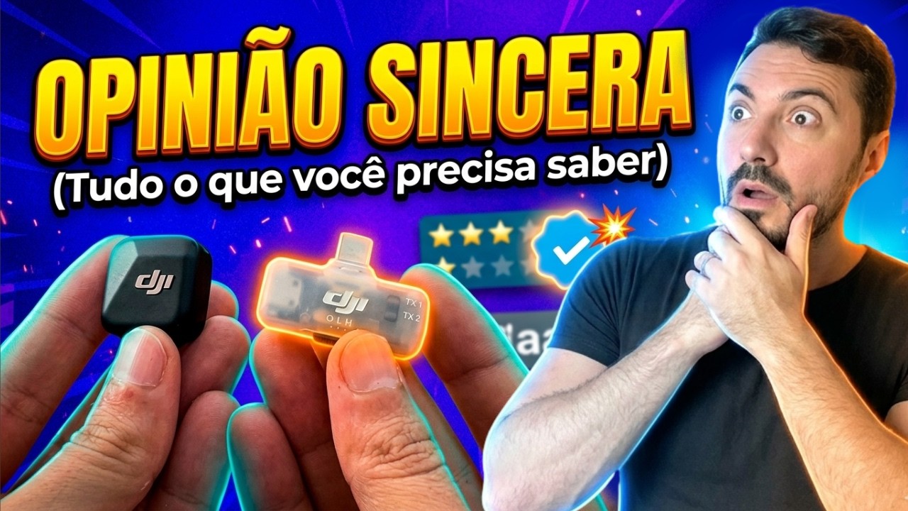 DJI Mic Mini é o Melhor, menor e o mais Barato que a DJI já fez?