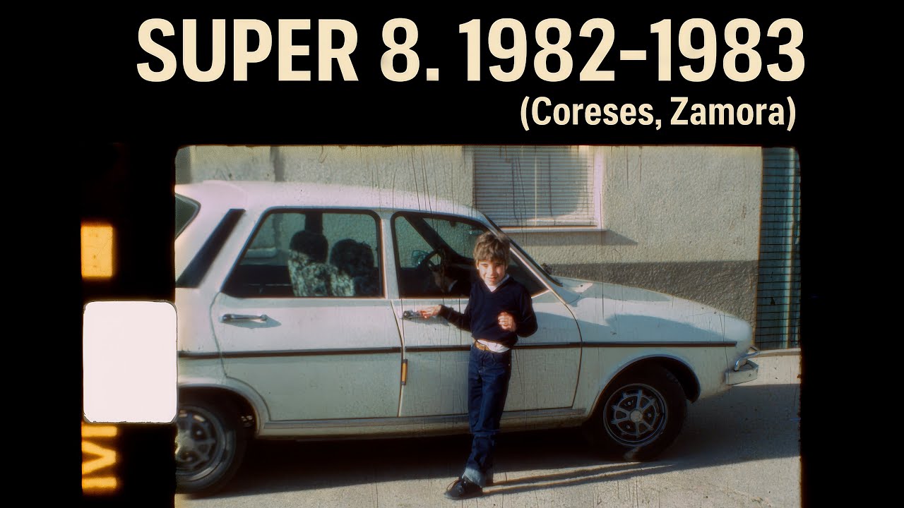 Super 8 Home Movies . Spain (Coreses, Zamora) 1982-1983. AI Enhancer. Focus Fix. 60fps