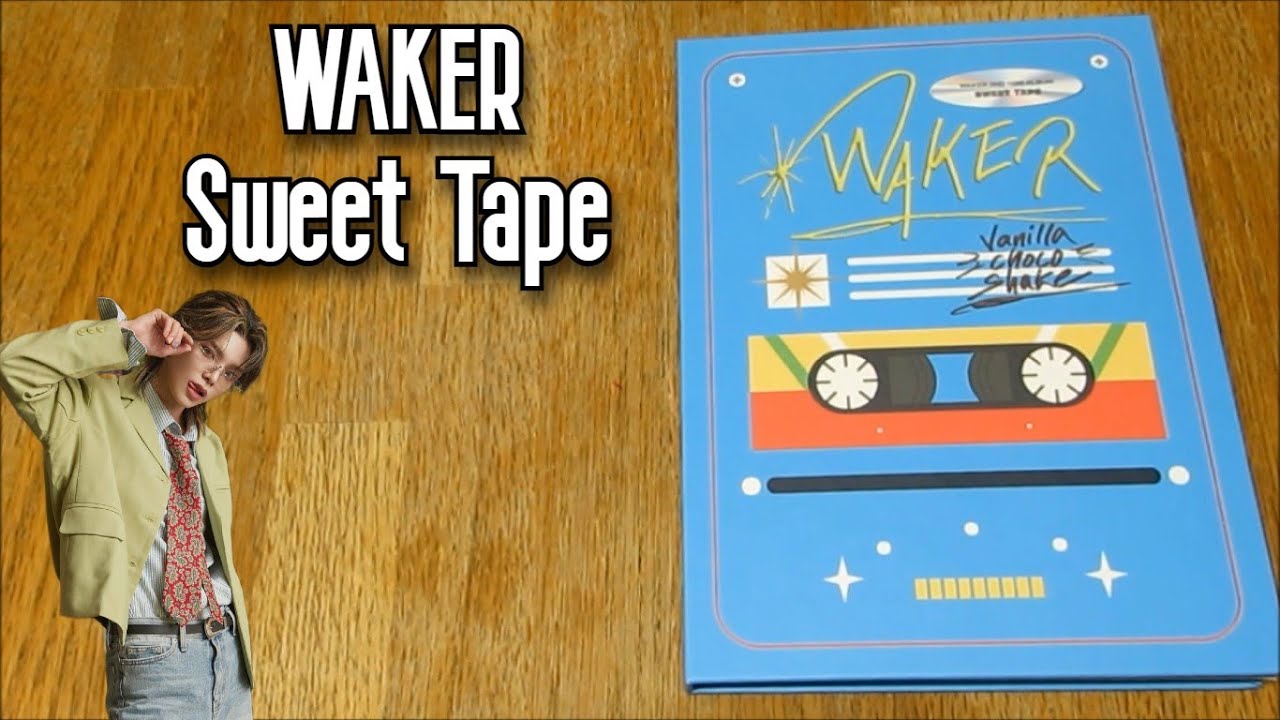 (Unboxing) WAKER 2nd Mini Album SWEET TAPE (Signed Vanilla ver)