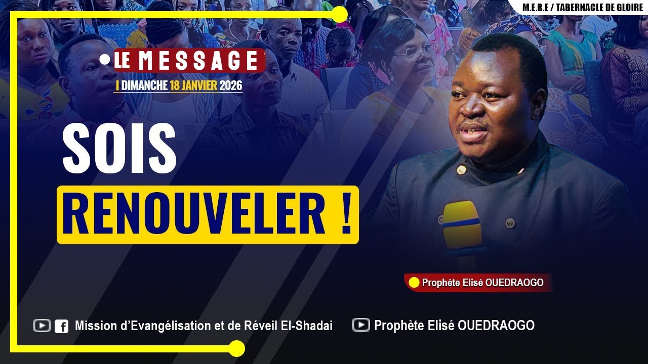 𝐒𝐨𝐢𝐬 𝐫𝐞𝐧𝐨𝐮𝐯𝐞𝐥é ! 𝐥 𝐏𝐫𝐨𝐩𝐡è𝐭𝐞 𝐄𝐥𝐢𝐬é 𝐎𝐔𝐄𝐃𝐑𝐀𝐎𝐆𝐎