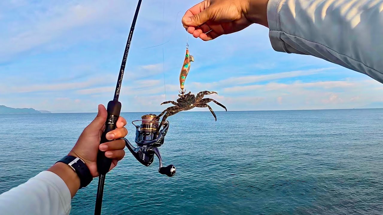 SUDAH MULAI MUSIM CUMI-CUMI, LEMPARAN PERTAMA LANGSUNG DI SAMBAR !! MANCING CUMI DI PINGGIR LAUT
