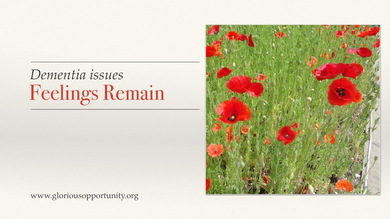 Dementia Issues: Feelings Remain