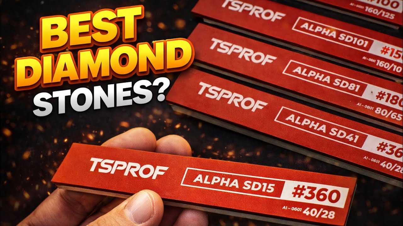 🔥DIAMOND SHARPENING POWER!🔥 TsProf Alpha  Stones-Are These The Best Sharpening Stones Ever❓