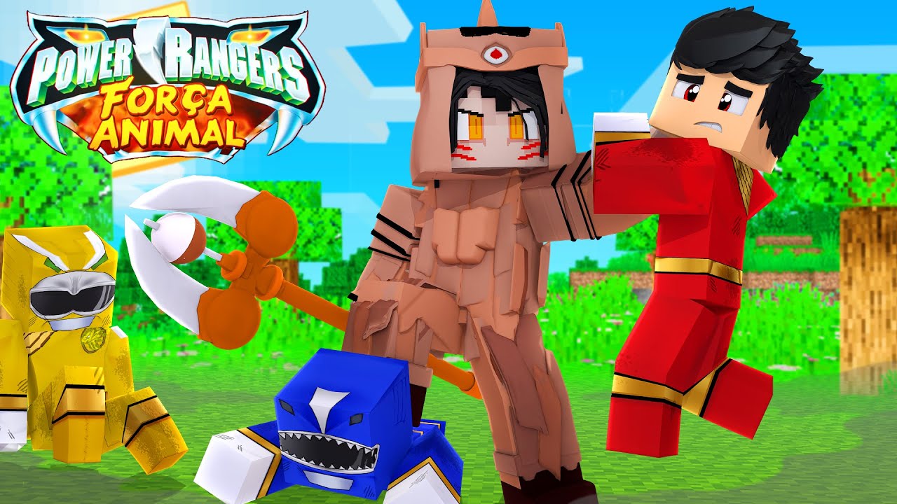 Minecraft: MESTRE OGRO DERROTOU A GENTE - POWER RANGERS FORÇA ANIMAL Ep.10 ‹‹ P3DRU ››
