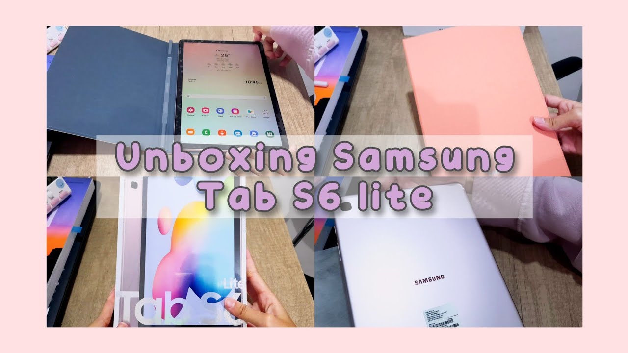 Unboxing Samsung Tab S6 Lite ✧ Indonesia [Eng Sub]