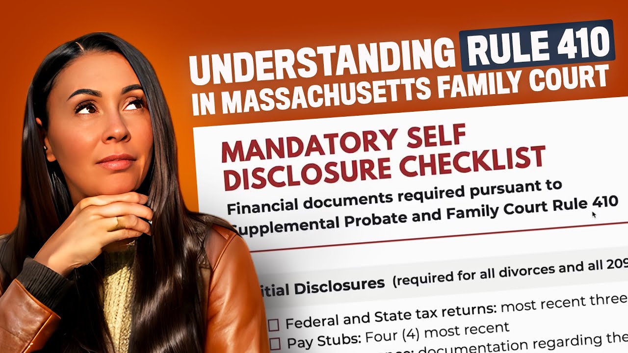 Massachusetts Family Court INSIDER Reveals Rule 410 Secrets