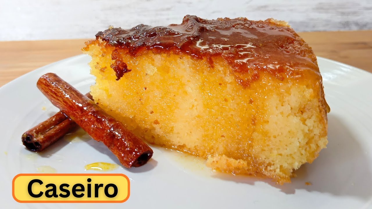 👉 Bolo de Laranja para o Lanche (Receita Caseira)
