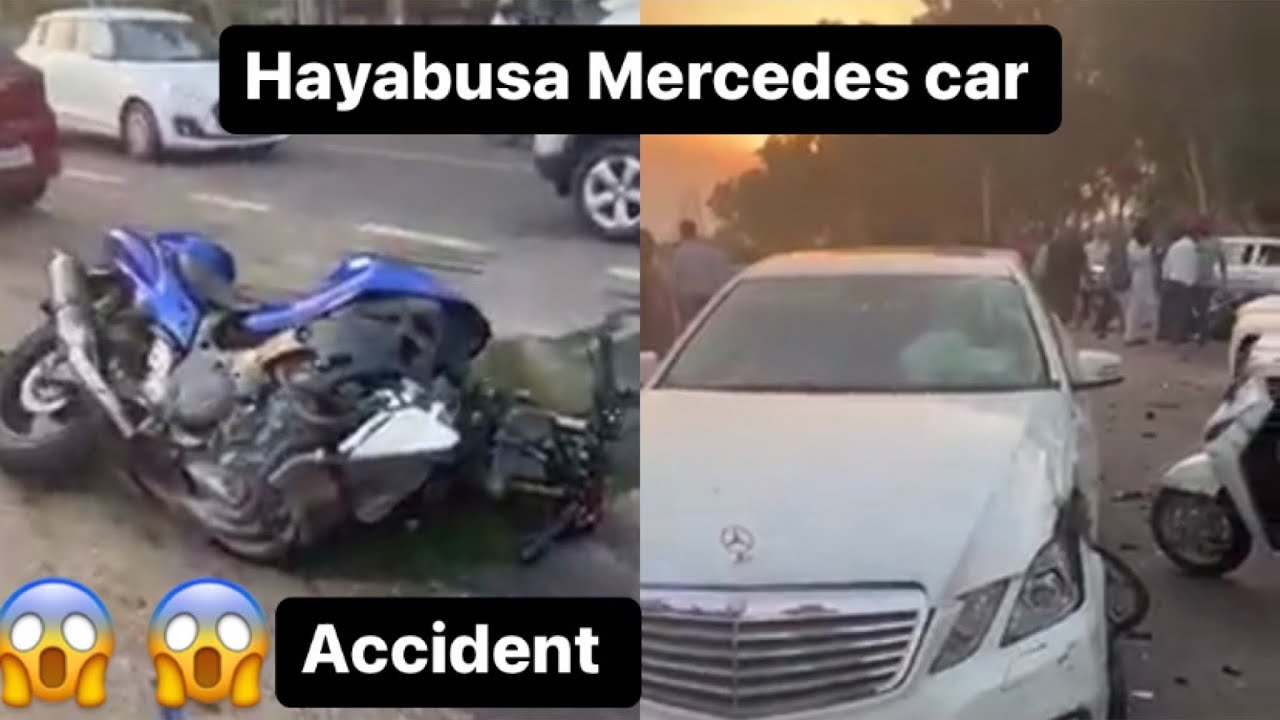 Hayabusa Accident speed 220kmph 😱😱