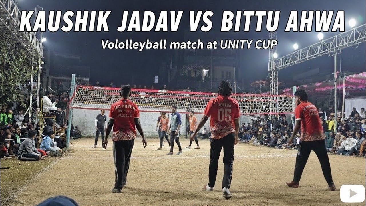 KAUSHIK JADAV VS BITTU AHWA VOLLEYBALL MATCH AT UNITY CUP 2026 VALSAD SET-1 #VOLLEYBALL 