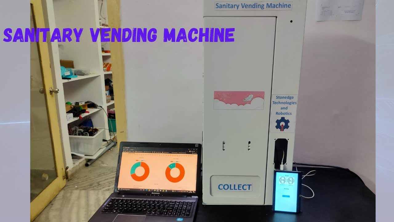 Sanitary Pad Vending Machine With Admin Dashboard | Stonedge Technologies and Robotics  | India