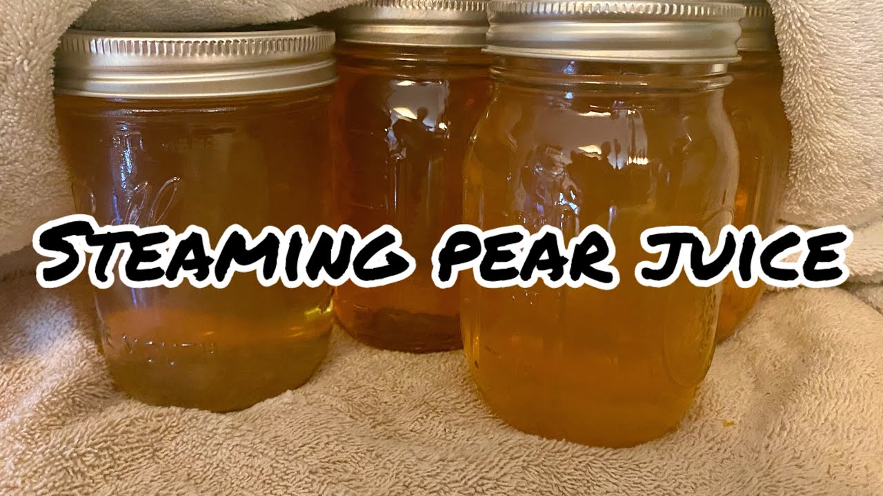 Steaming & Canning Pear Juice