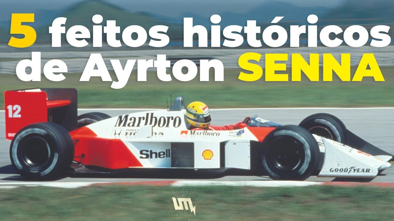 5 FEITOS HISTÓRICOS DE AYRTON SENNA NAS PISTAS