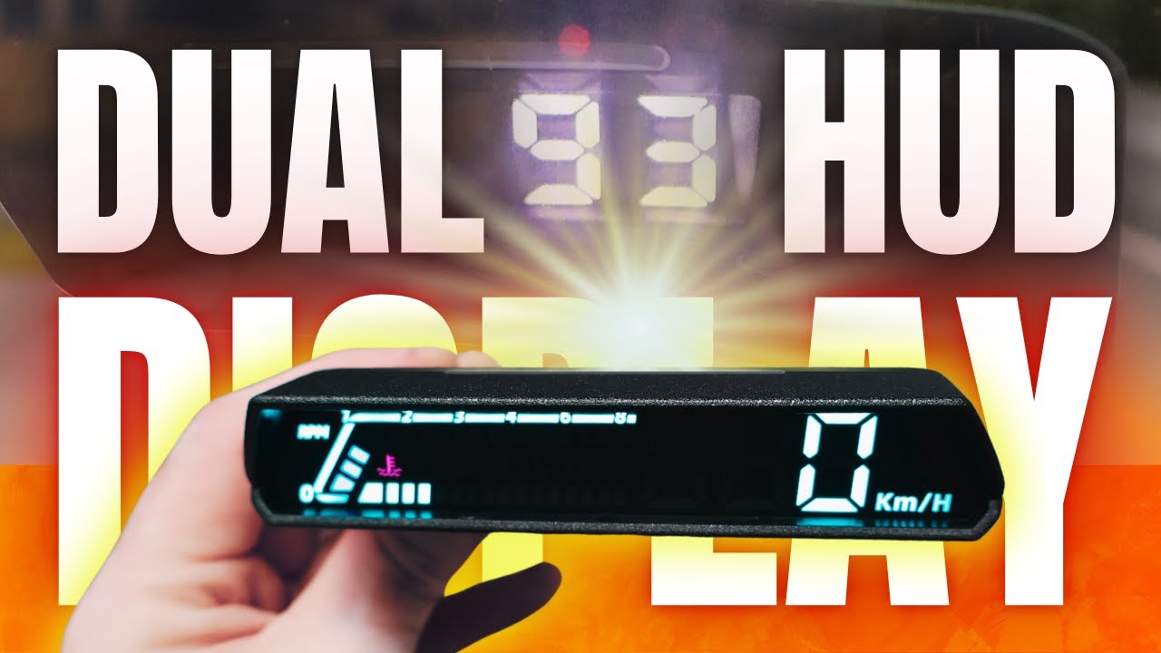 This Car Head Up Display has 2 Displays?? S100 HUD
