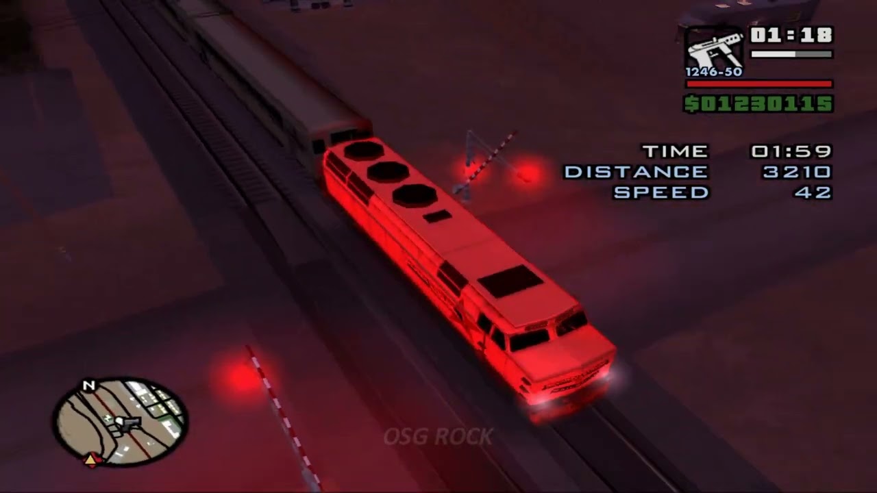 Grand Theft Auto: San Andreas v1.03 PS2 Walkthrough Part 56: Freight mission