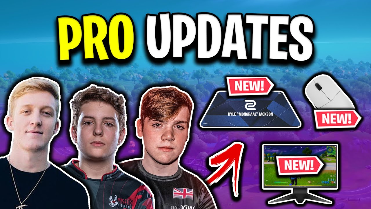 *NEW* Fortnite Pro Updates! (Tfue Mouse, Mongraal Custom MousePad & Clix 240Hz Monitor)