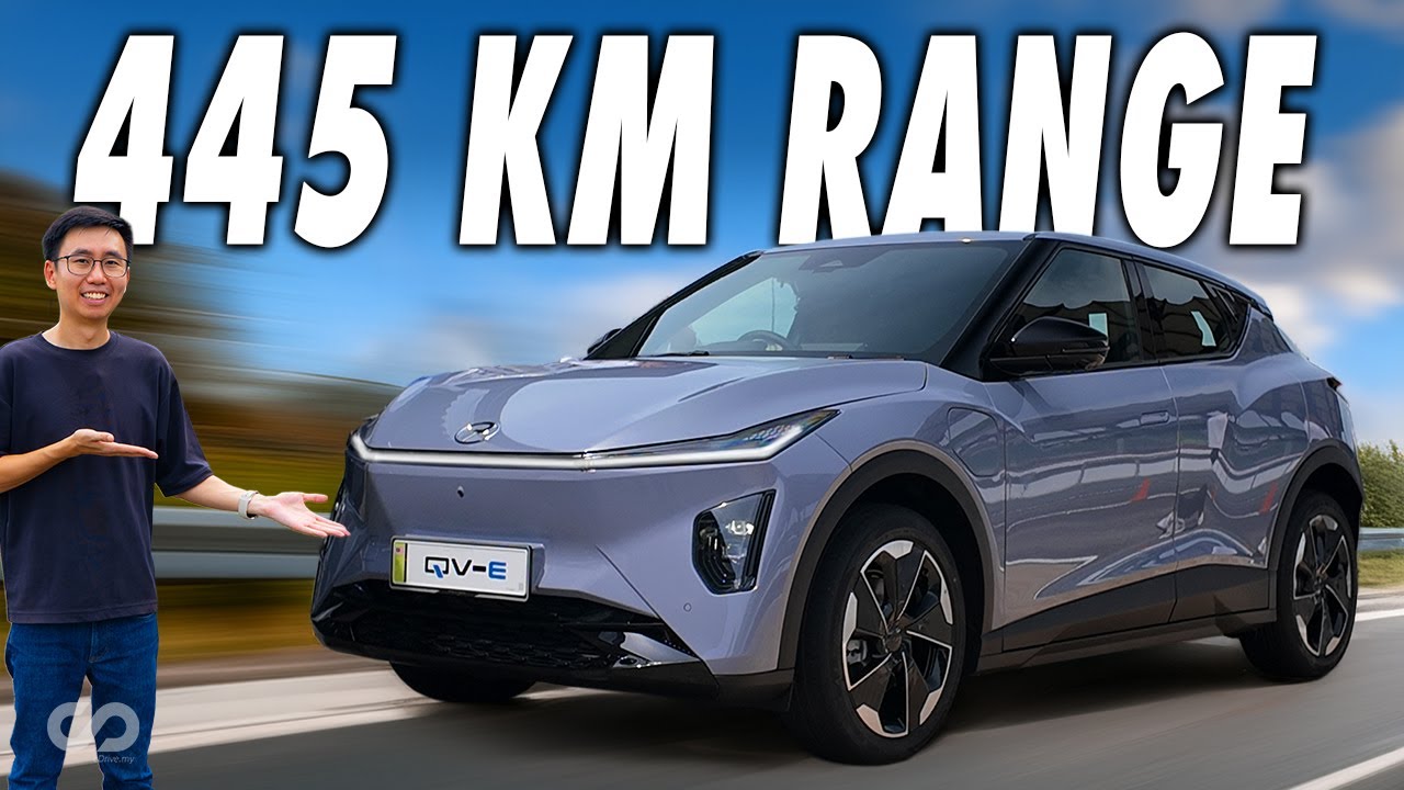Обзор Perodua QV-E 2026 года, первого электромобиля Perodua мощностью 204 л.с./285 Нм, лизинг акк...