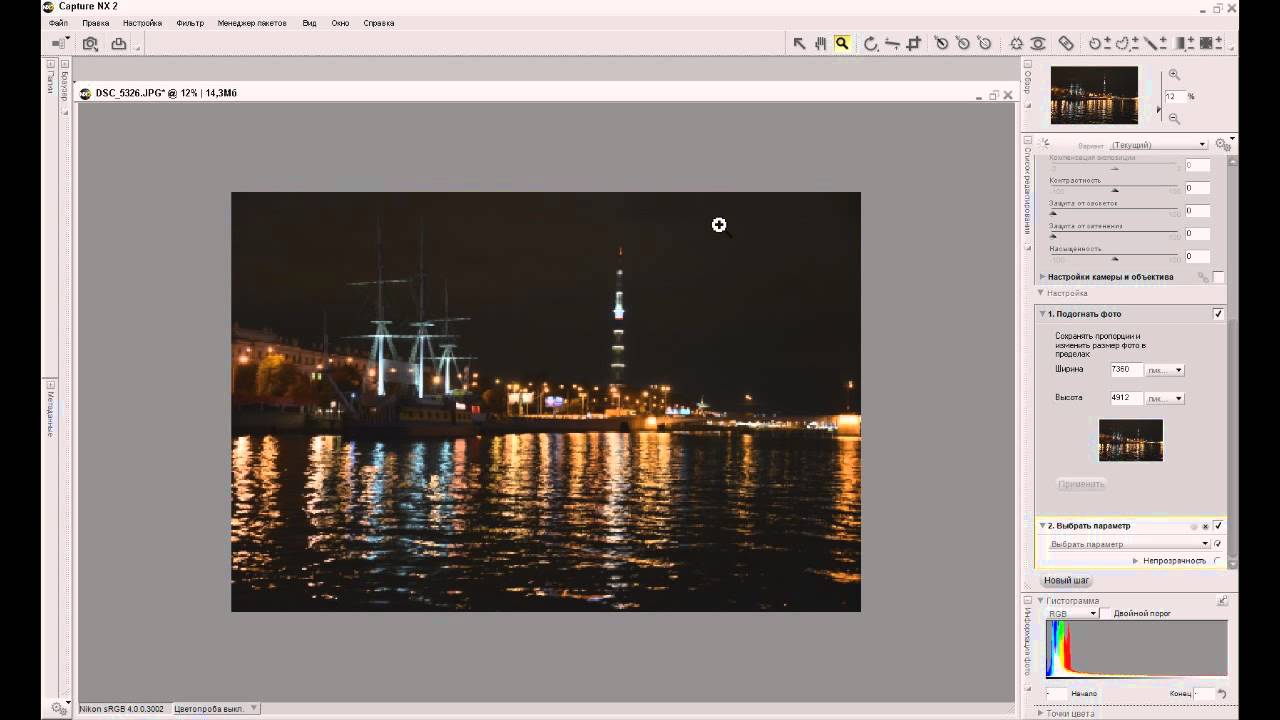 Работа с фоторедакторами.   Урок 23. Nikon Capture NX2. Все уроки на www.victorkas.com