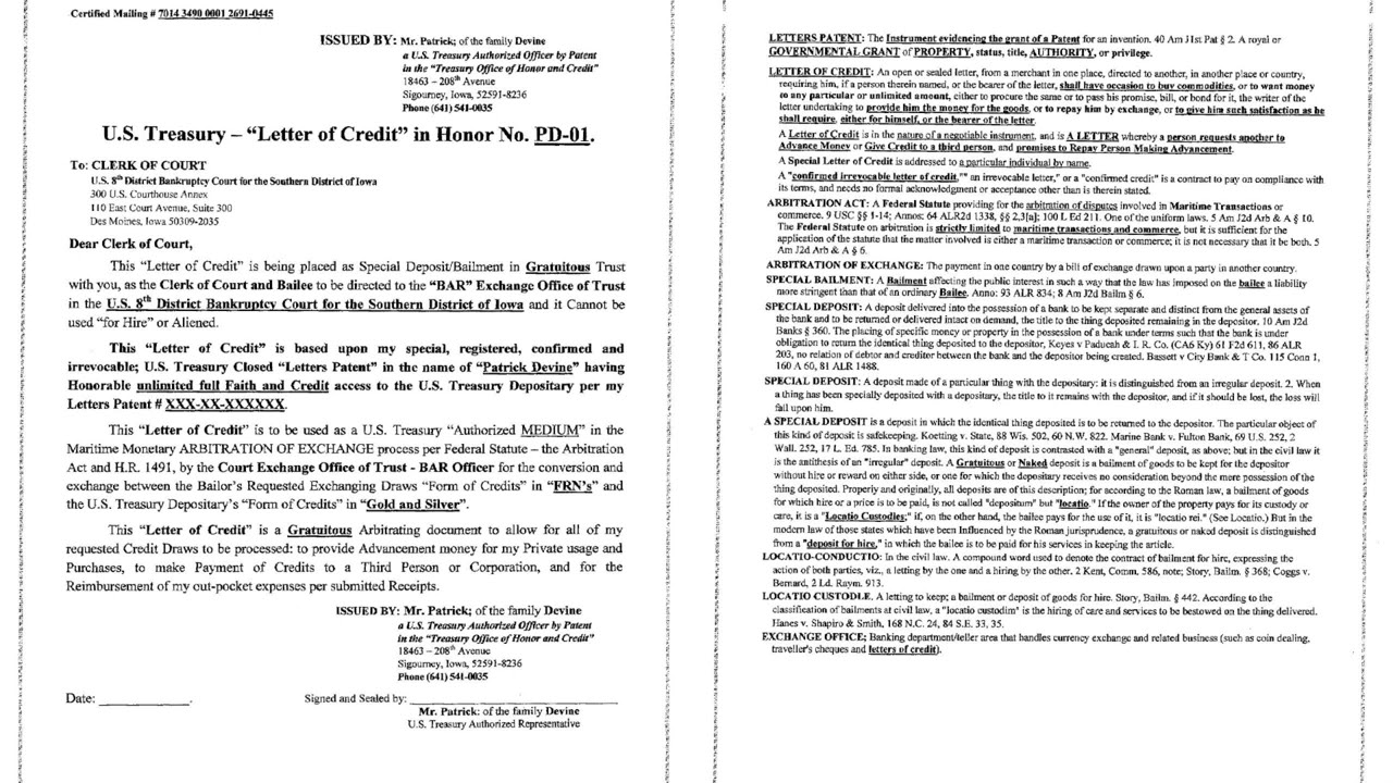 Letter Of Credit